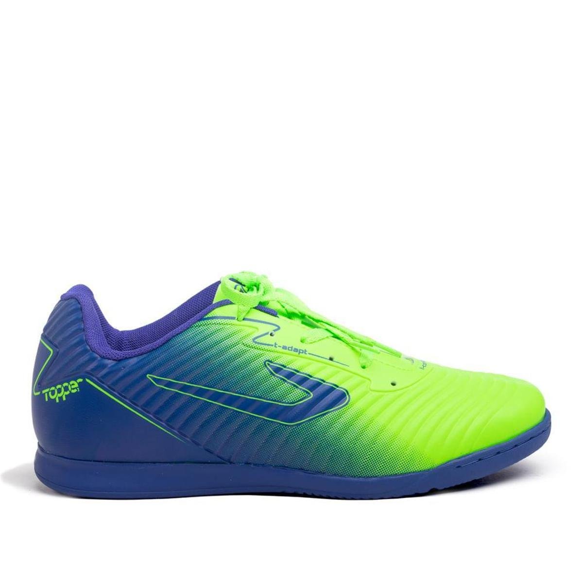 Chuteira de Futsal Topper Forza II Marinho/ verde Allianz Parque