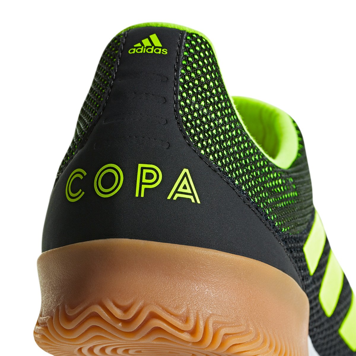 Chuteira Futsal Adidas Copa 19 3 IN Preto e Verde Lim o Chuteira Futsal Adidas Copa 19 3 IN Preto e Verde Lim o
