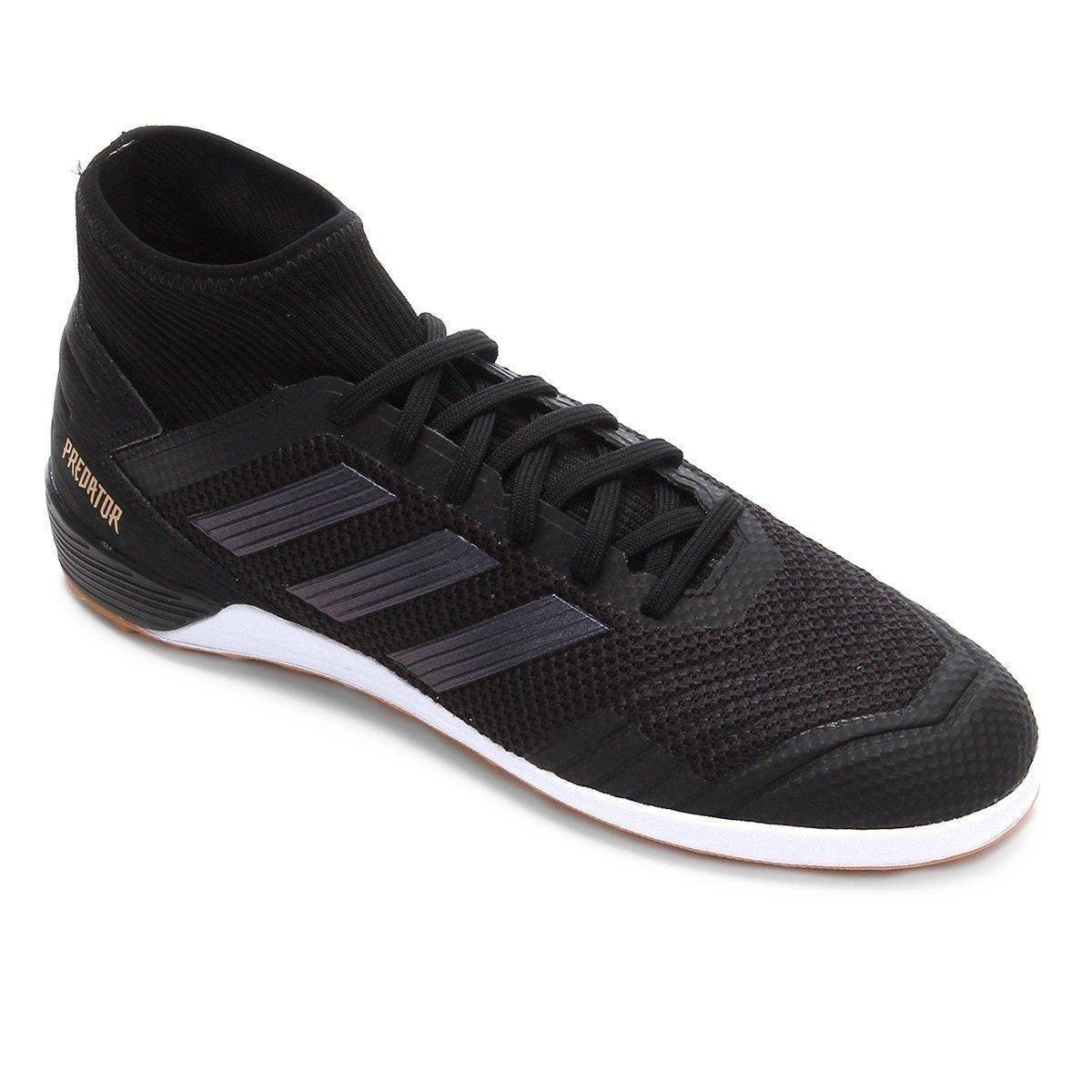 Chuteira Futsal Adidas Predator 19 3 IN Preto Allianz Chuteira Futsal Adidas Predator 19 3 IN Preto Allianz