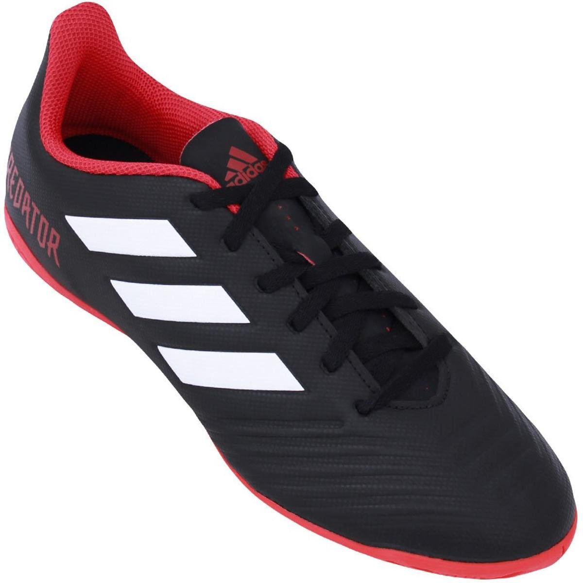 chuteira adidas futsal preta e branca