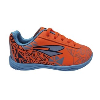 Chuteira Futsal Dray Drayzinho Infantil - Laranja 25