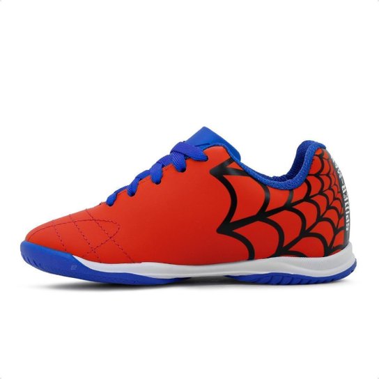Chuteira Futsal Dray Marvel Original Com Cadarço Infantil