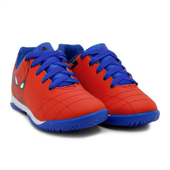 Chuteira Futsal Dray Marvel Original Com Cadarço Infantil