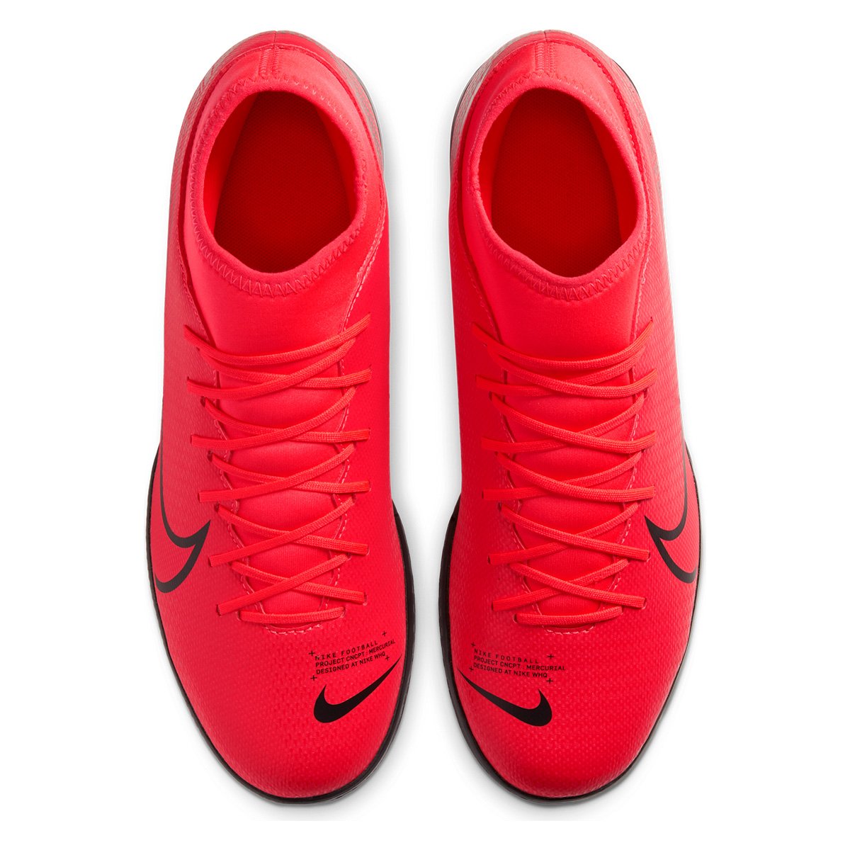 chuteira nike botinha futsal vermelha