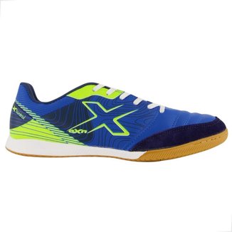 Chuteira Futsal Oxn X-Control 2 PVC Costurada Reforçada