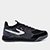 Chuteira Futsal Topper Dominator Fuse II Unissex - Preto+Prata