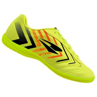 Chuteira Infantil Dray Futsal Verde Limão