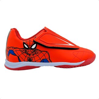 Chuteira Infantil Futsal Dray Marvel Homem Aranha