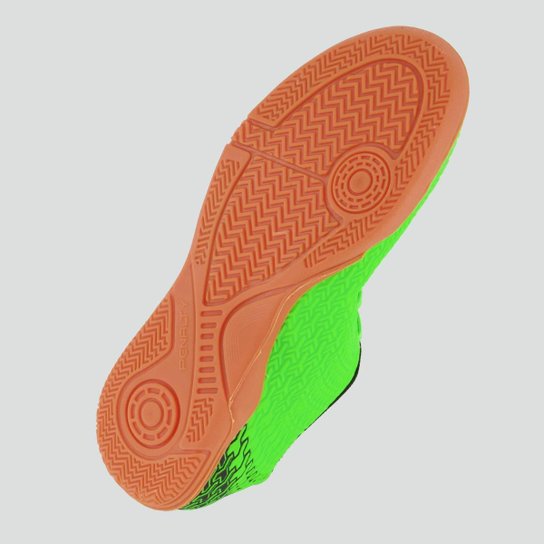 Chuteira Penalty Bravo XXII Futsal Juvenil Verde