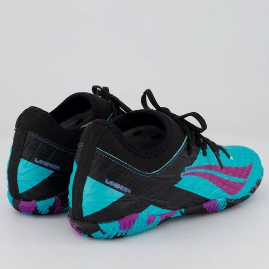 Chuteira Penalty RX Locker Y-3 Futsal Juvenil Azul e Preta