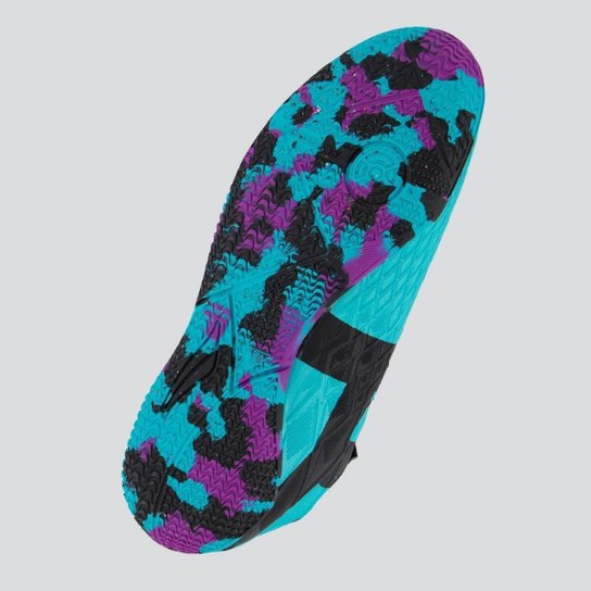 Chuteira Penalty RX Locker Y-3 Futsal Juvenil Azul e Preta