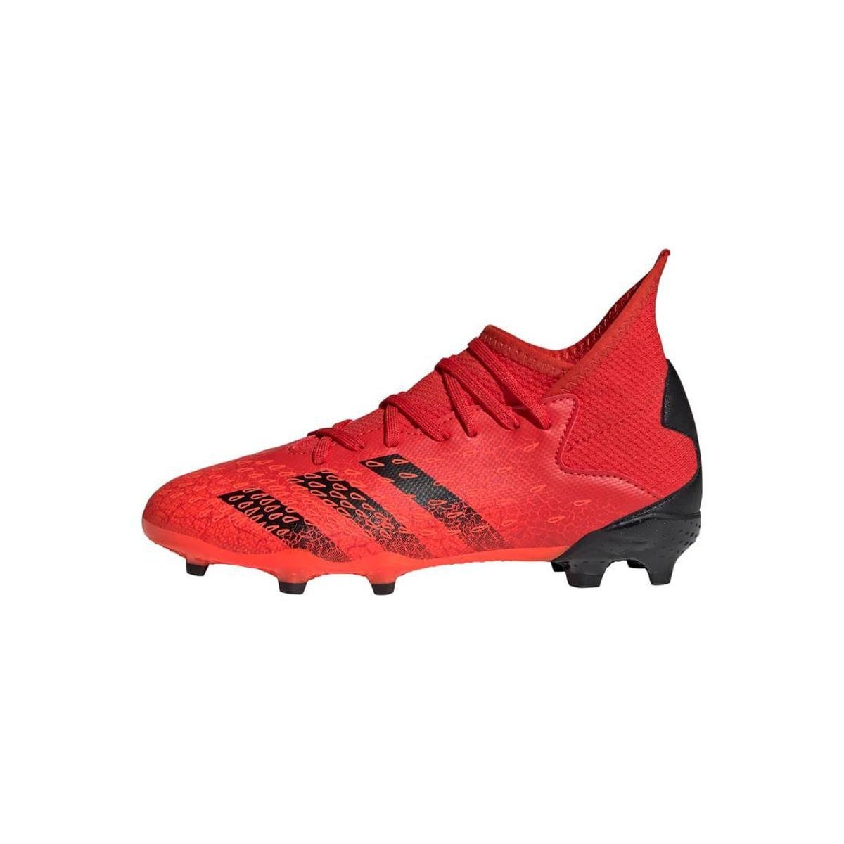 Chuteira Predator Freak.3 Campo Adidas - Laranja+Preto | Allianz Parque Shop