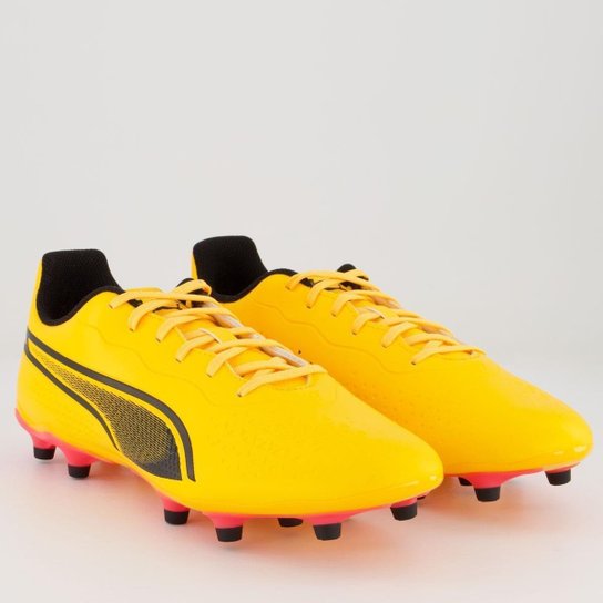 Chuteira Puma King Match FG/AG Campo Laranja