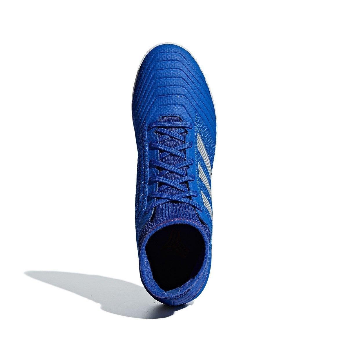 chuteira society adidas predator azul