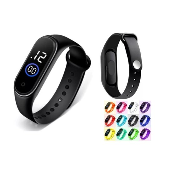 Chuteira Society Infantil Futebol Meião Relógio Kit 3