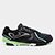 Chuteira Society Joma Dribling TF Unissex - Preto+Verde Claro