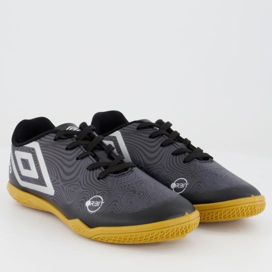 Chuteira Umbro Orbit Futsal Juvenil Preta