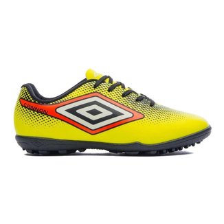 CHUTEIRA UMBRO SOCIETY CANNON JR LIMA E LARANJA 36
