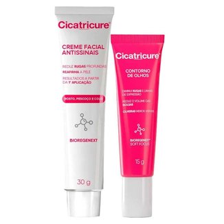 Cicatricure Kit – Creme Facial Antissinais + Rejuvenescedor para Olhos Kit