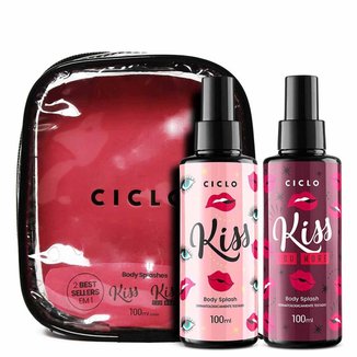 Ciclo Cosméticos Estojo Kiss Body Splash Kiss You More Body Splash Kit