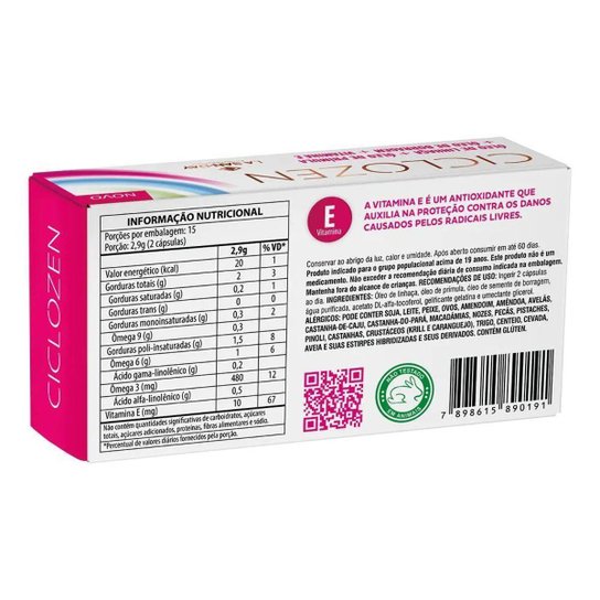 Ciclozen - 30 Cápsulas - LaSanDay