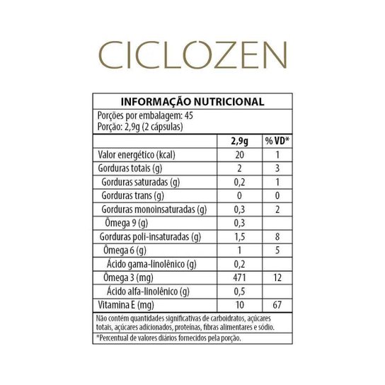 Ciclozen 90 Cápsulas La San Day