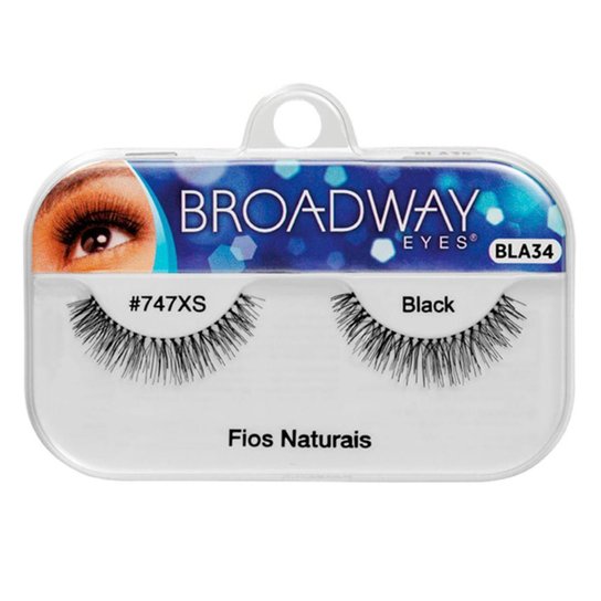 Cílios Postiços Inteiriços Kiss NY Broadway 747XS