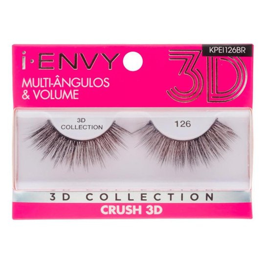Cílios Postiços Kiss NY I-Envy – 3D Collection 126