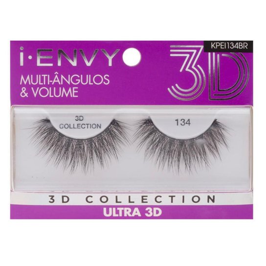 Cílios Postiços Kiss NY I-Envy – 3D Collection 134