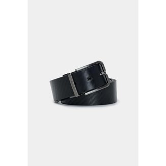 Cinto Aramis Duplaface Carbon Preto/Café