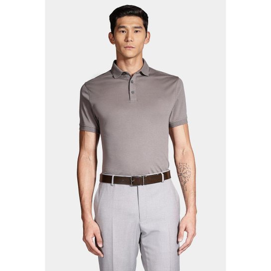 Cinto Aramis Duplaface Carbon Preto/Café