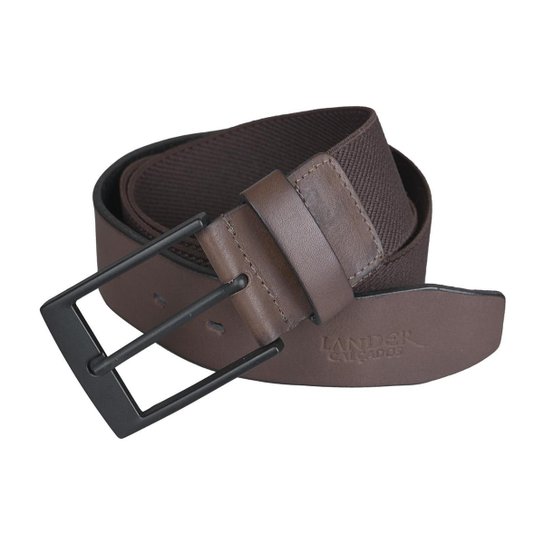 Cinto LanderFit(4) Esportivo Elástico Couro Resistente Premium Masculino