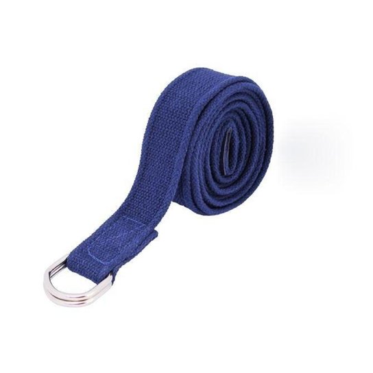 Cinto Yoga Strap Alongamento Azul Marinho