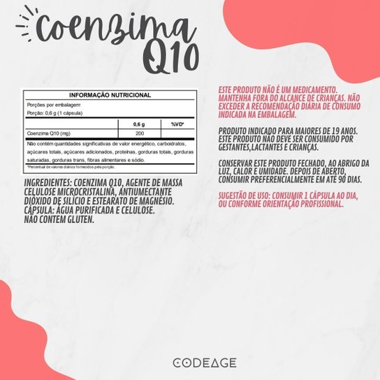 Coenzima Q10 200mg