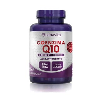 Coenzima Q10 + Ômega 3 (60 Cápsulas) - Sanavita
