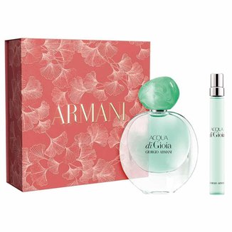 Coffret Giorgio Armani Acqua di Gioia Perfume Feminino EDP Travel Size Kit