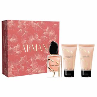 Coffret Giorgio Armani Sí Kit - Perfume Feminino EDP Intense + Body Lotion + Shower Gel Kit