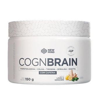 Cognbrain com Cafeína - 150g Limão e Gengibre - New Millen