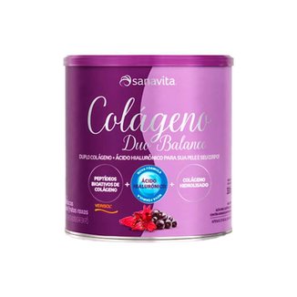 Colágeno Duo Balance Com Ácido Hialuronico Sanavita 330g