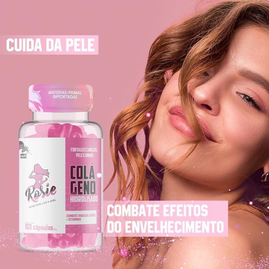 Colágeno Hidrolisado Rosie 100 Cápsulas