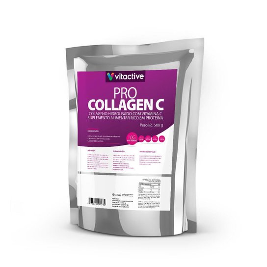 Colageno Hidrolisado Vitamina C Po 500 G Pro-Collagen C Vitactive