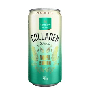 Colágeno Lata Drink 260ml Nutrify Abacaxi Hortelã e Limão