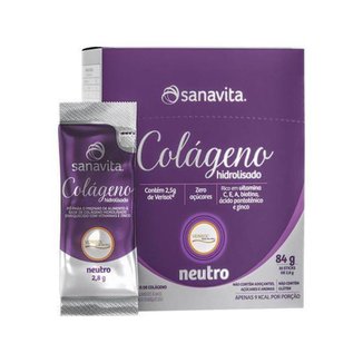 Colágeno Verisol - Neutro - Display 30 Saches - Sanavita