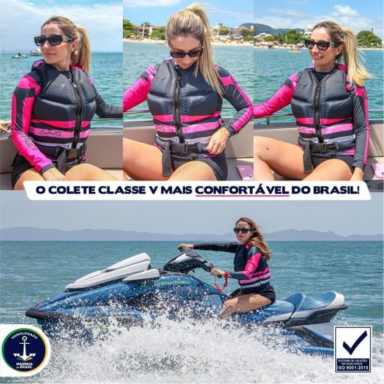 Colete Salva Vidas Homologado Neoprene Maximus Limits
