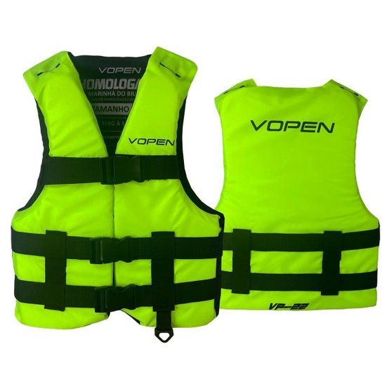Colete Salva Vidas Homologado Nylon VP22 Vopen