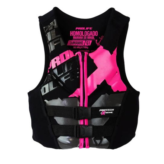 Colete Salva Vidas Homologado Prolife Original Extreme