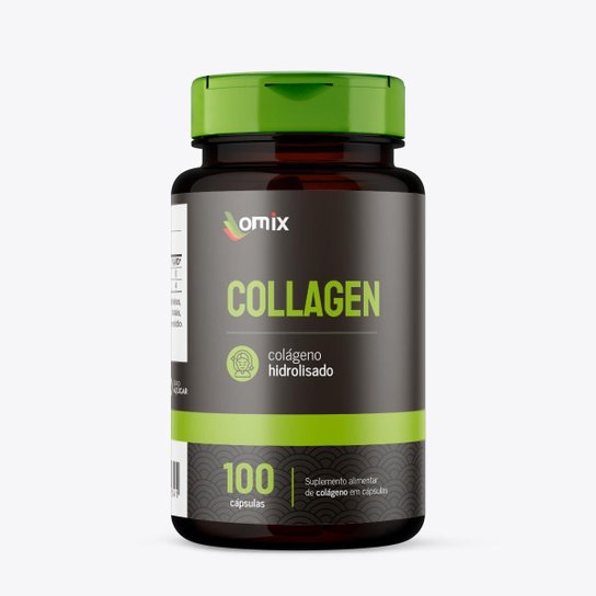 Collagen - 120 Cápsulas - Omix