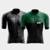 Combo 2 Camisas Premium TR4 para Ciclismo - Preto+Verde Escuro