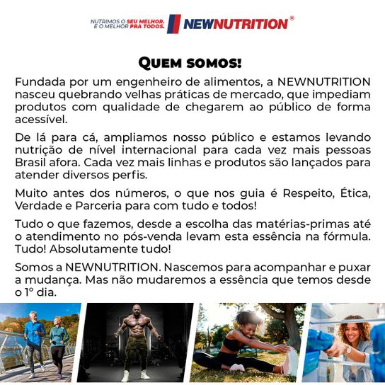 Combo 2 Whey Protein Concentrado Zero Lactose Morango 900g NEWNUTRITION