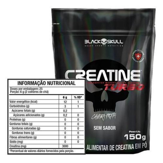 Combo 2x Whey Protein Turbo+ Creatina Black Skull